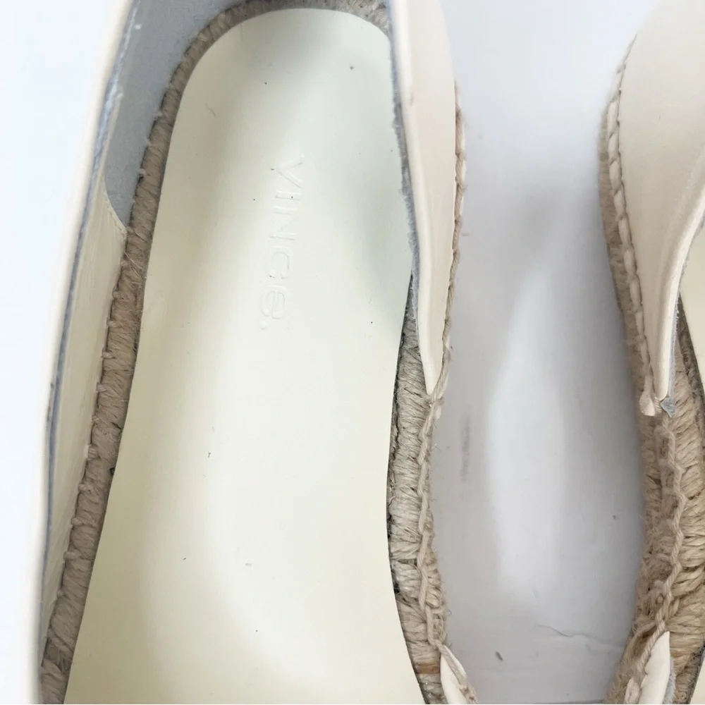 EUC Vince Tita Asymmetrical Espadrille Loafers In Beige